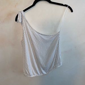 One shoulder soft and sexy tee